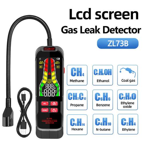 Detector de fugas de Gas ZL73B, alarma de sonido recargable