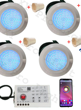 Luz LED RGB para Piscina, lámpara subacuática para exterio