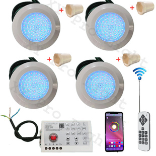 Luz LED RGB para Piscina, lámpara subacuática para exterio
