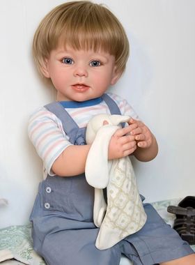 Bonnie Boy-mu?ecas Reborn para bebés, 26 pulgadas, pintadas