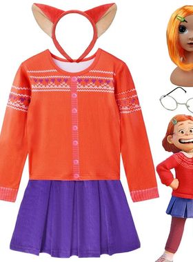 Disney vestido de princesa vermelho para crian?as, Mei Lin t