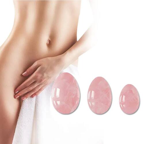 Natural Undrilled Jade Eggs Yoni Egg Set Vaginal Muscle Firm
