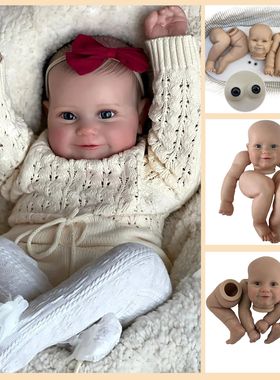 Maddie-Kit de mu?eca Reborn 3D pintada y Sin Pintar, mu?eco