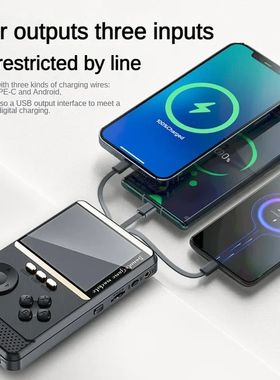 Consola de videojuegos de mano Retro con 4 cables de carga U