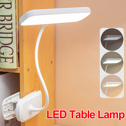 Flexible Table Lamps with Clip Foldable USB LED Desk Lamp Di