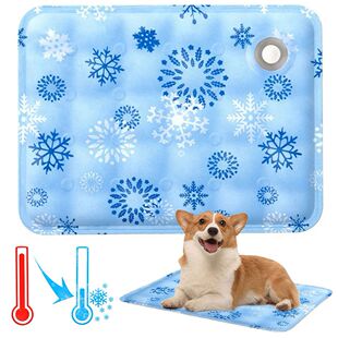 Pad Cooling Summer Mat Dog Kitten Cold Ice Brea Silk Pet