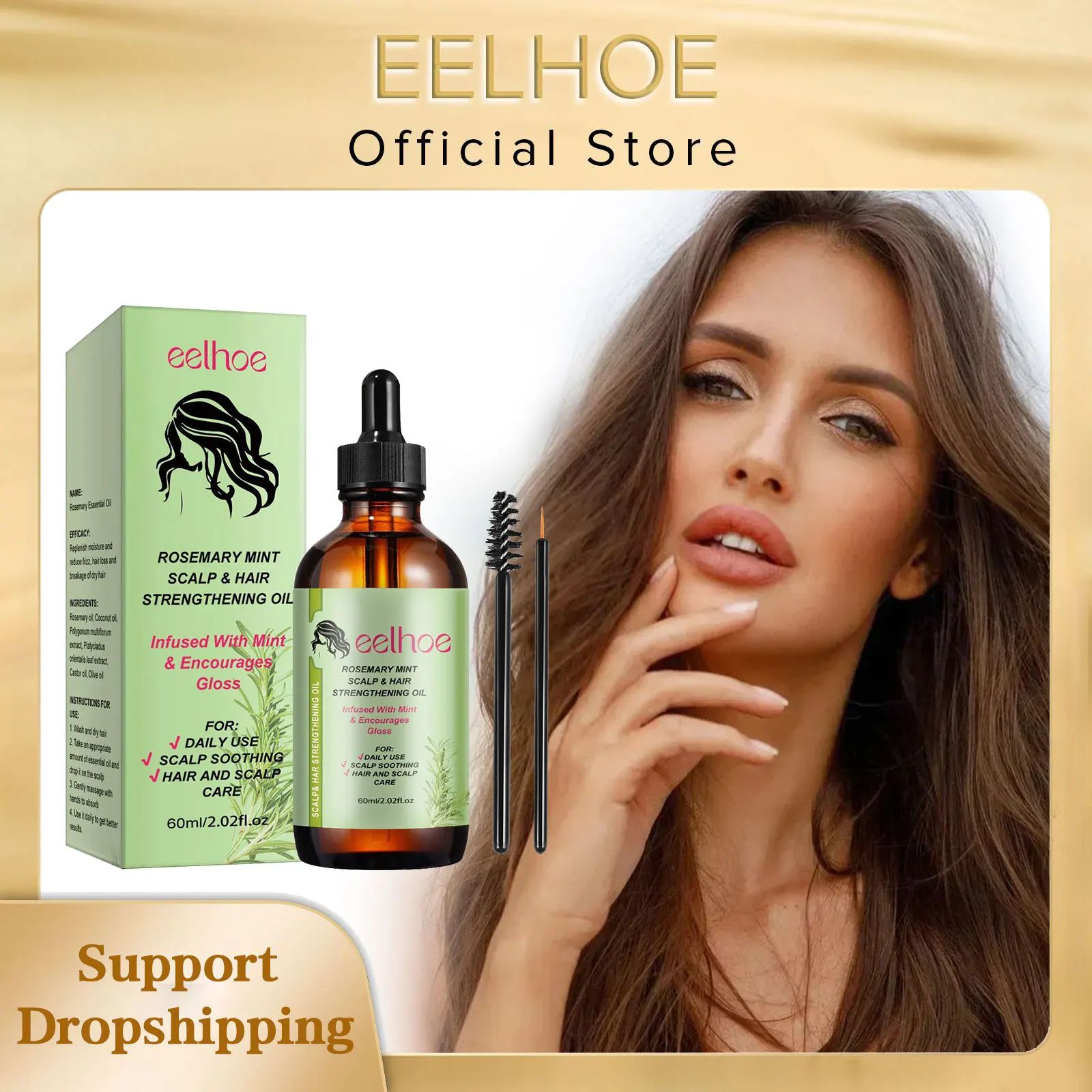 EELHOE-óleo essencial de crescimento capilar natural, trata