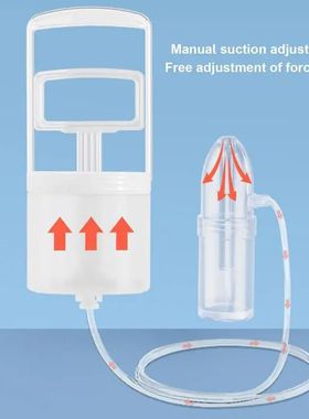 Aspirador nasal do bebê, bomba de m?o poderosa, ponta de na