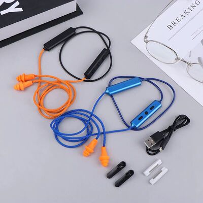 Imitation Labor Protection Ear Plugs Wired Bluetooth Headset