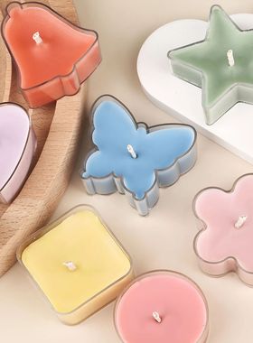 5 p?s multi forma vazio copos de plástico latas de cera de