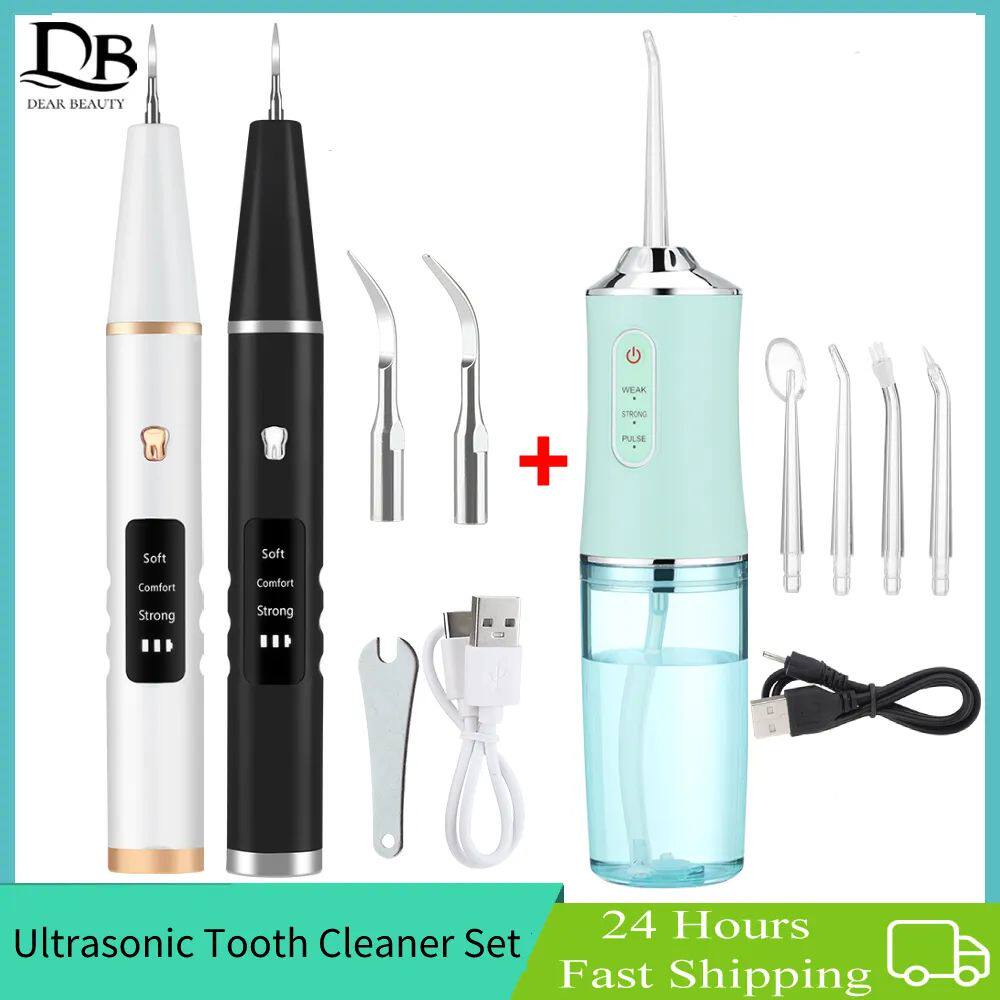 Ultrasonic elétrico Dental Scaler, água Flosser Jet, Sonic