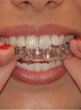 Protector bucal de EVA para bruxismo, bandeja bucal para rec