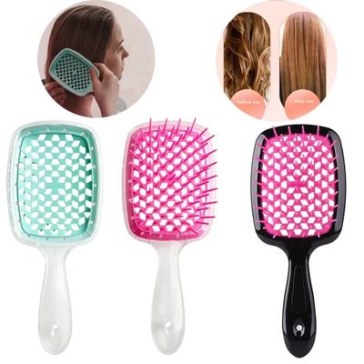 Combs de cabeleireiro feminino, sal?o, dentes, largo para fo