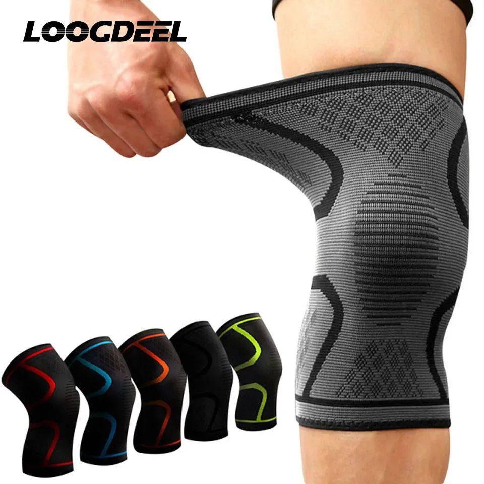 Elastic Nylon Knee Support Braces, Sport Compression Knee Pa