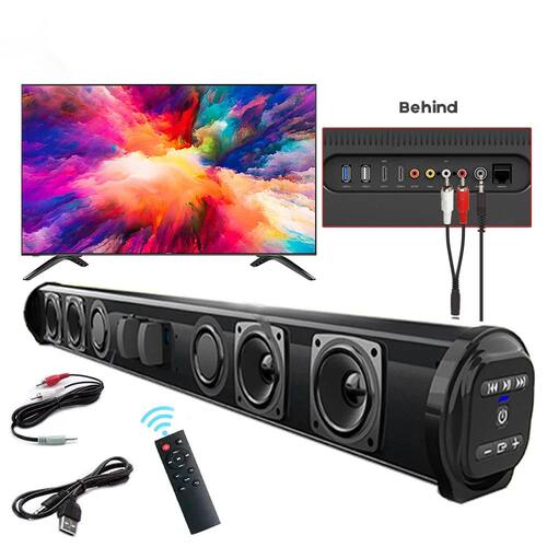 Barra de sonido inalámbrica con Bluetooth, sistema de altav