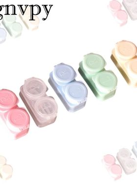 Xgnvpy-Caixa De Lentes De Contato Macaron, Pressione Caso De