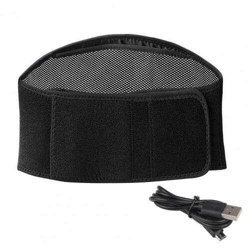 Almofada de aquecimento da cintura suporte massagem dor lomb