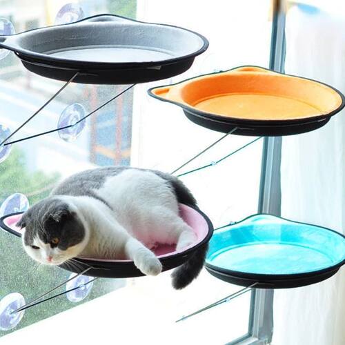 Novo gato janela rede quadro de escalada pet kitty pendurado