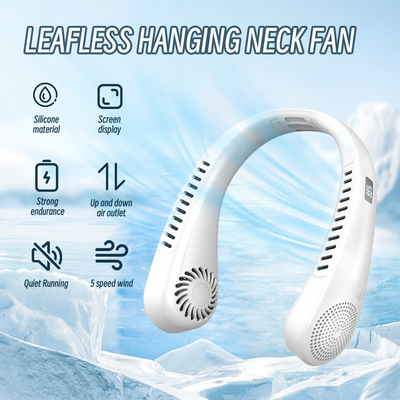 Hanging Neck Fan Portable Air Conditioner USB 2000mah Rechar