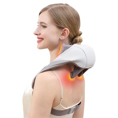 Neck and Back Massager with Soothing Heat Wireless Electric