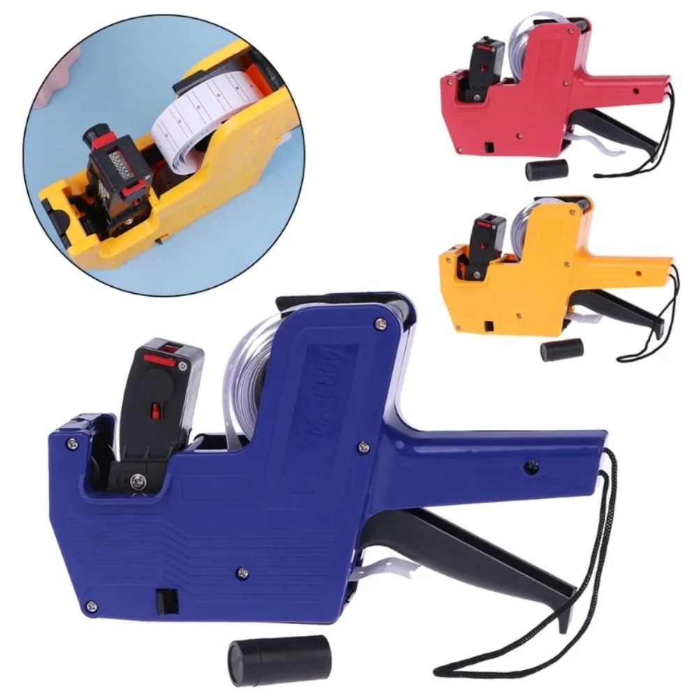 Kit de etiquetadora de pistola de etiquetas de precios, 8 d