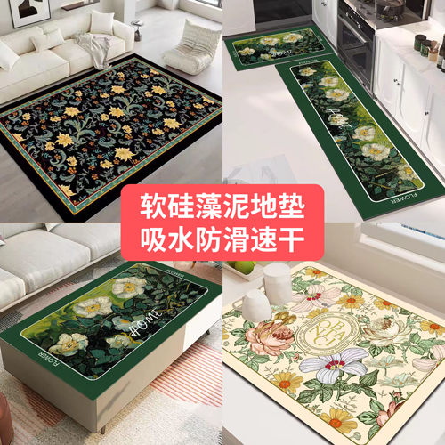 A1-A50【新品拍对应编码】硅藻泥入户地垫门口脚垫进门门垫玄关