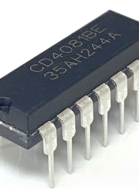 CD4081BE 直插集成电路IC芯片 4路2输入与门 DIP14封装