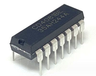 CD4081BE 直插集成电路IC芯片 4路2输入与门 DIP14封装