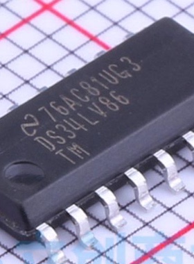 全新原装 DS34LV86TM DS34LV86TMX RS422/RS423线路收发器 SOP16