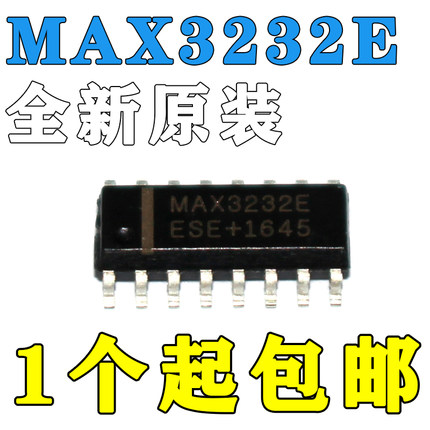 MAX3232ESE/EEAE/EESE/ECUP/ECAE+T RS-232 收发器芯片 进口包邮