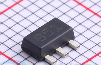 晶体管ZXTN2010ZQTA 丝印851 NPN 60V 5A 130MHz 2.1W SOT-89原装