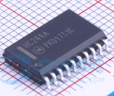 原装正品MC74HC244ADWR2G 丝印HC224A SOP-20 缓冲器和线路驱动器