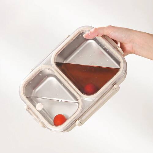 304 Stainless Steel Sealed Lunch Box Compartment Anti Odor M