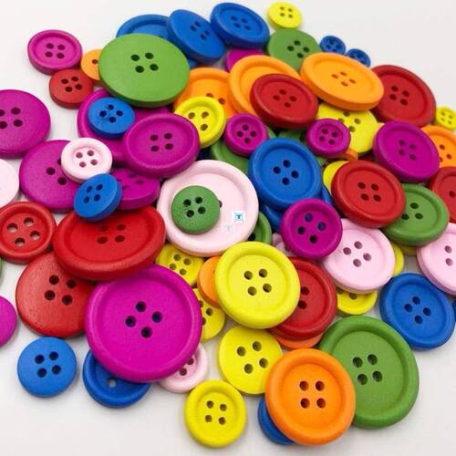 100Pcs4HoleMixedSizWB