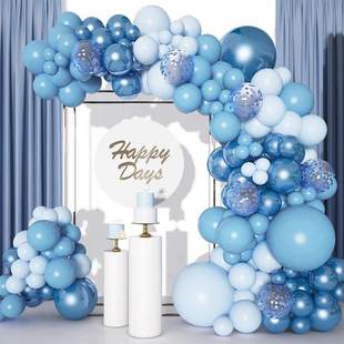 Blue Balloon Garland Arch Kit Wedding Birthday Ballon 1st On