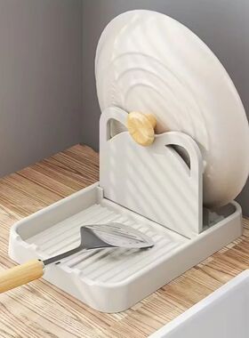 Kitchen counter spoon rack - pot lid rack and spoon rack - m