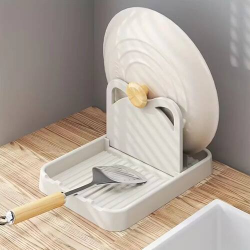 Kitchen counter spoon rack - pot lid rack and spoon rack - m