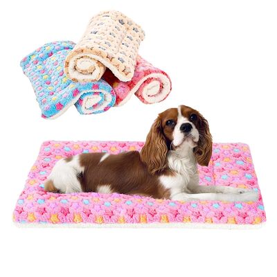 Flannel Pet Winter Sleeping Mat Dog Bed Cat  Puppy Bed Dog S