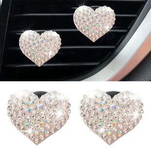 Heart-shaped Car Perfume Diffuser Car Air Freshener Vent Cli