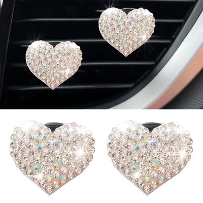 Heart-shaped Car Perfume Diffuser Car Air Freshener Vent Cli