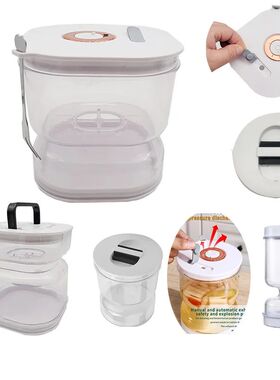 Kitchen Wet and Dry Separation Pickle Jar Dry and Wet Dispen