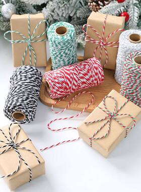 Christmas Cotton Cords Rop Twines Merry Christmas Decor For