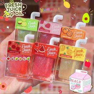 Cute Juice Lip Oil Fruity Lip Tint Clear Lip gloss