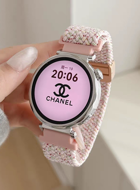 适用oppowatchx2mini表带x编织18mm透气夏天新款4pro/3pro/x2金属