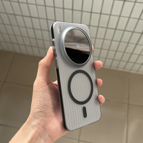 磁吸充电防滑条边框瓦楞适用magic8pro华为mate70手机壳60简约Pura80橙色ultra磨砂白nova14荣耀400金属3按键