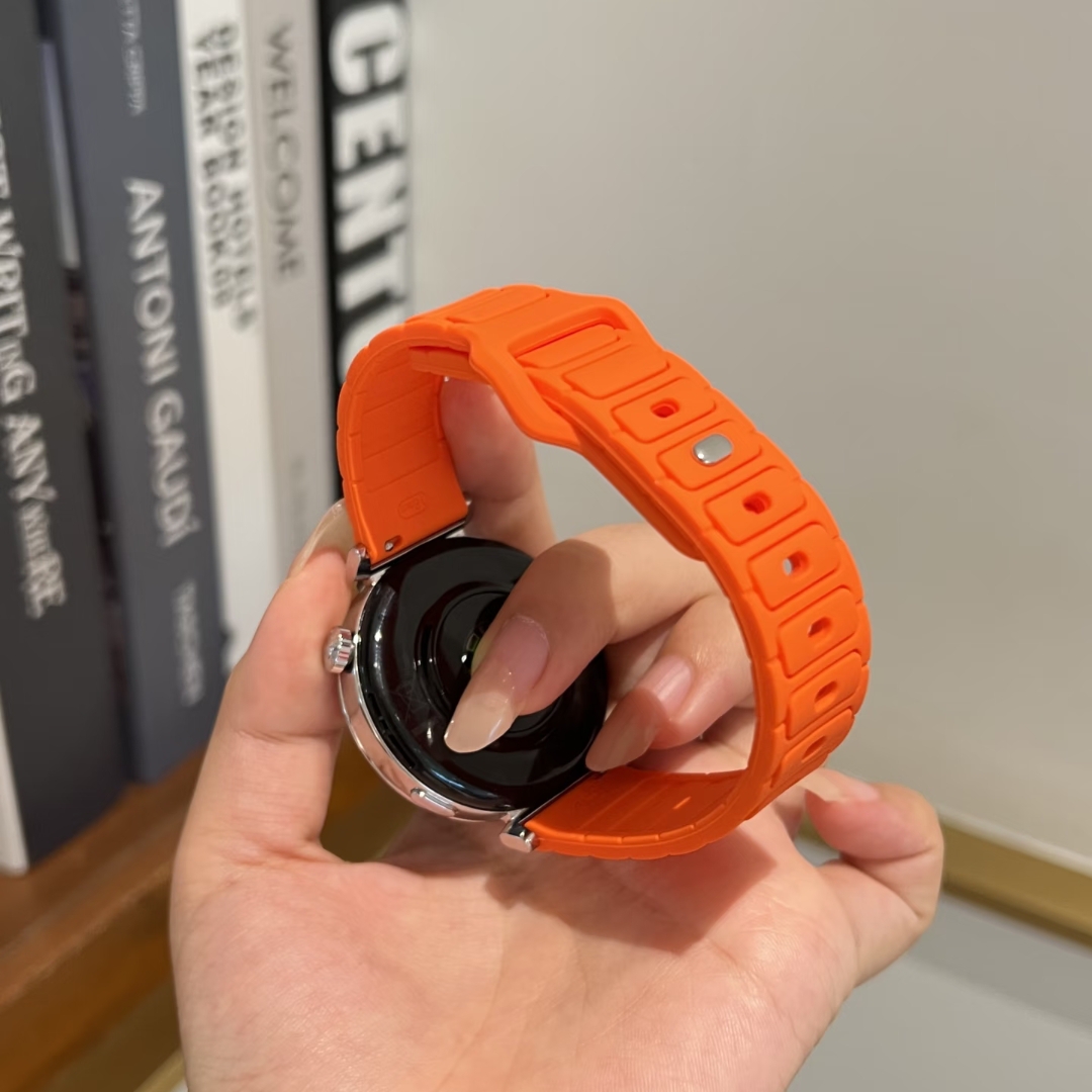 适用华为GT5手表gt4表带watch43pro透气硅胶GT3荣耀magic高级运动