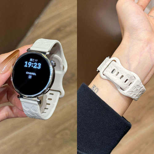 新款猫爪纹硅胶适用oppooppoX2/X3mini表带百搭S高级感watch4女男