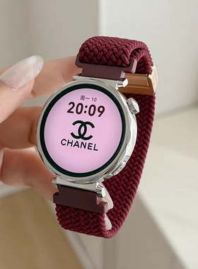 适用OPPOwatchX2mini表带弹性X2编织腕带watch x磁吸扣watch 4Pro