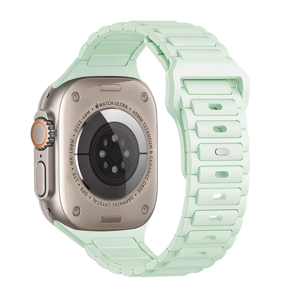 薄荷绿张婧仪同款适用iwatch10表带S9苹果S10手表applewatch9运动