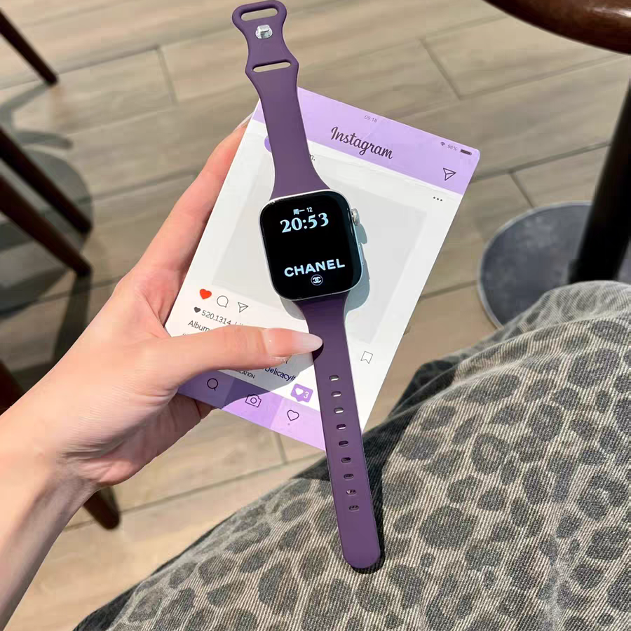 适用华为FIT4硅胶小蛮腰表带